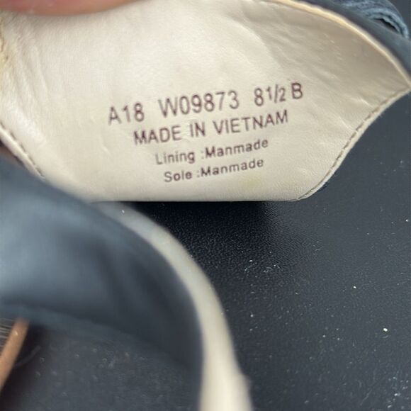 Cole Haan Findra Women’s S 8.5B Black Thong Gold Hardware Bow Slingback Sandals - Picture 6 of 12